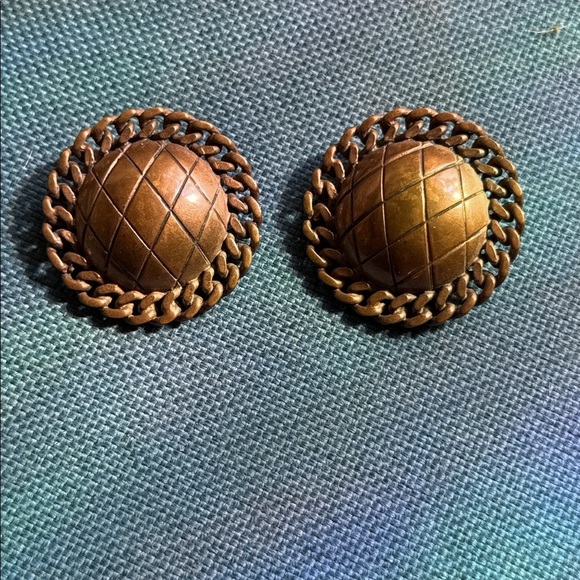 Chanel 1930s vintage clip-on earrings